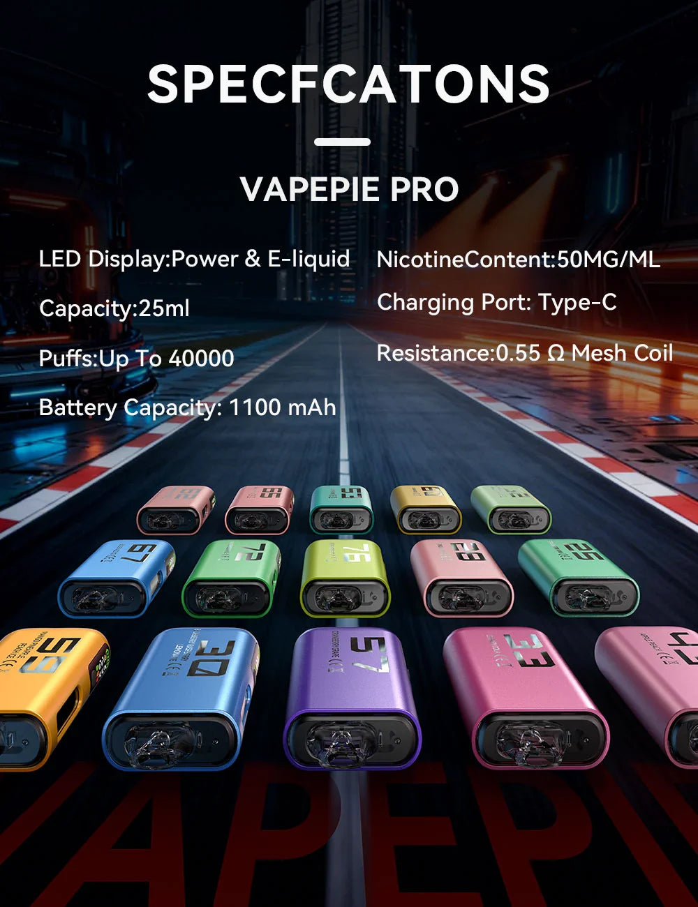 WATERMELONLEMON ICE-Vapepie PRO 40000 Puffs